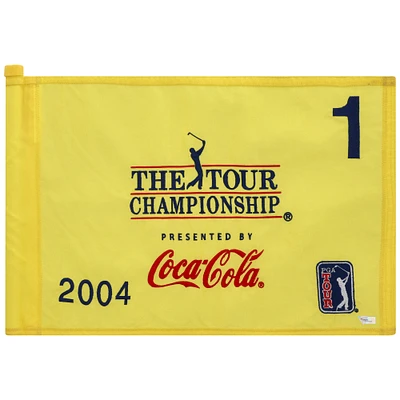 PGA TOUR Event-Used #1 Yellow Pin Flag from THE TOUR Championship on November 4th to the 7th 2004