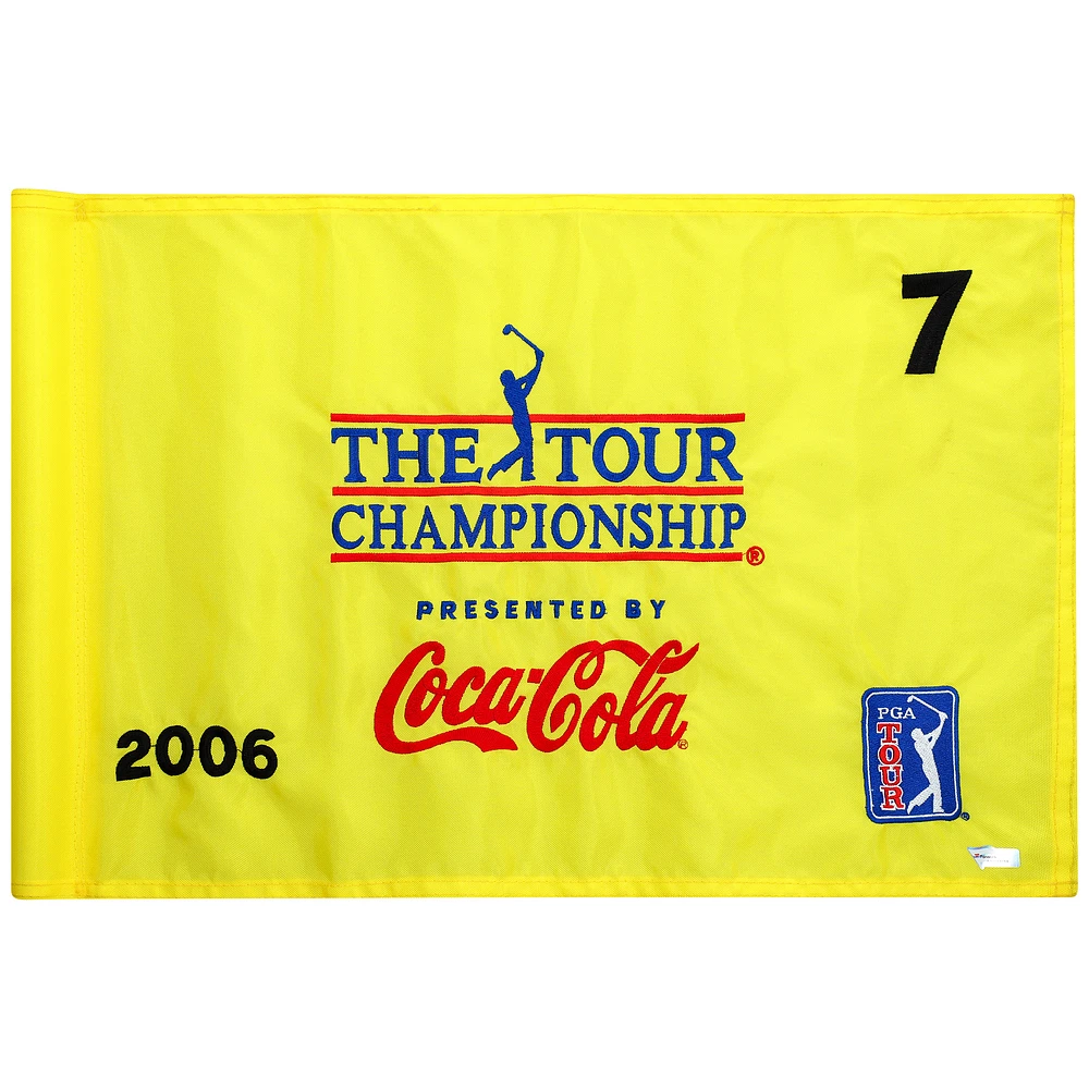 PGA TOUR Event-Used #7 Yellow Pin Flag from THE TOUR Championship on November 2nd to the 5th 2006