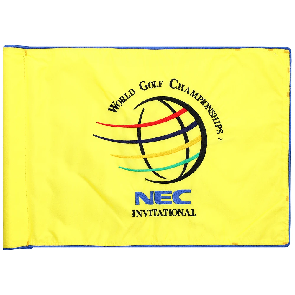 PGA TOUR Event-Used #9 Yellow Pin Flag from The NEC Invitational on August 23rd to 26th 2001