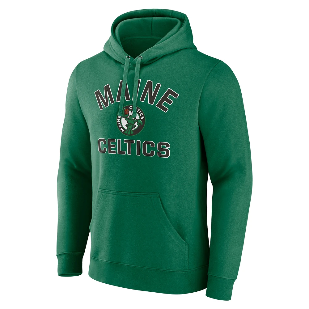 Men's Kelly Green Maine Celtics Overtime Pullover Hoodie