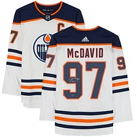 Connor McDavid White Edmonton Oilers Autographed adidas Authentic Jersey - Upper Deck