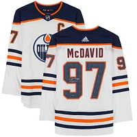 Connor McDavid White Edmonton Oilers Autographed adidas Authentic Jersey - Upper Deck
