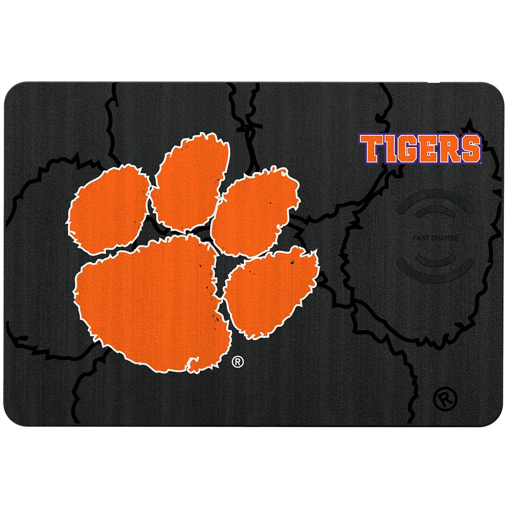 Clemson Tigers Wireless Charger and Mouse Pad