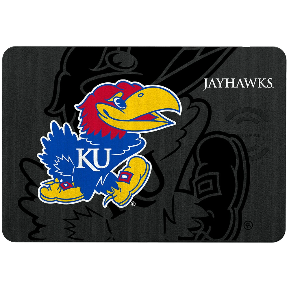Kansas Jayhawks Wireless Charger and Mouse Pad
