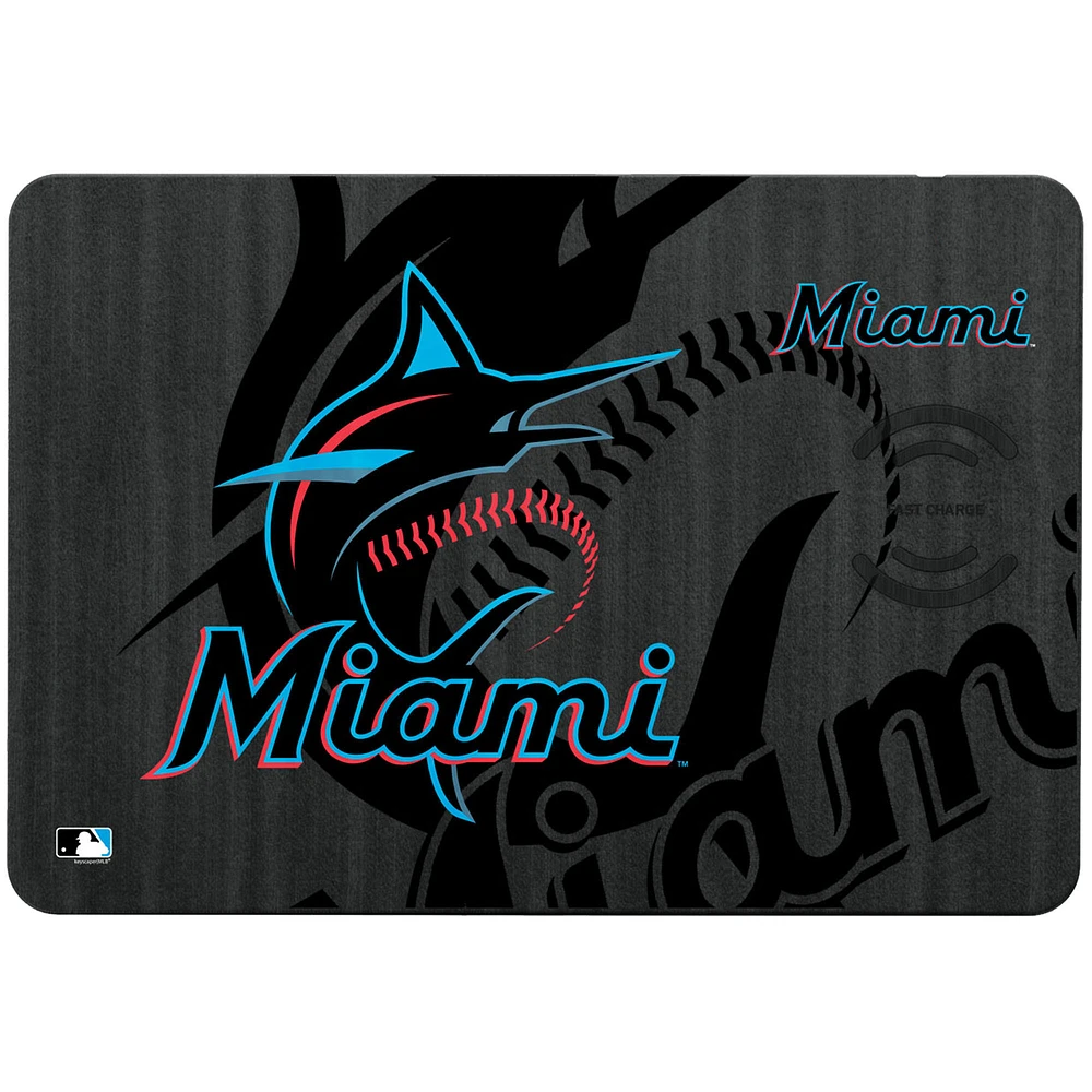 Miami Marlins Wireless Charger and Mouse Pad