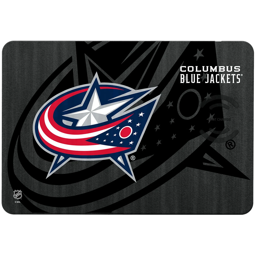 Columbus Blue Jackets Wireless Charger and Mouse Pad