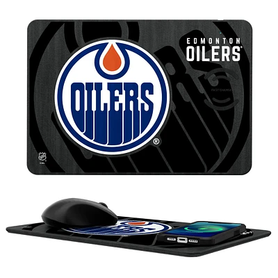 Edmonton Oilers Wireless Charger and Mouse Pad
