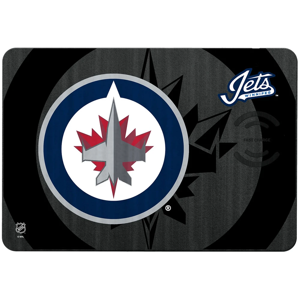Winnipeg Jets Wireless Charger and Mouse Pad