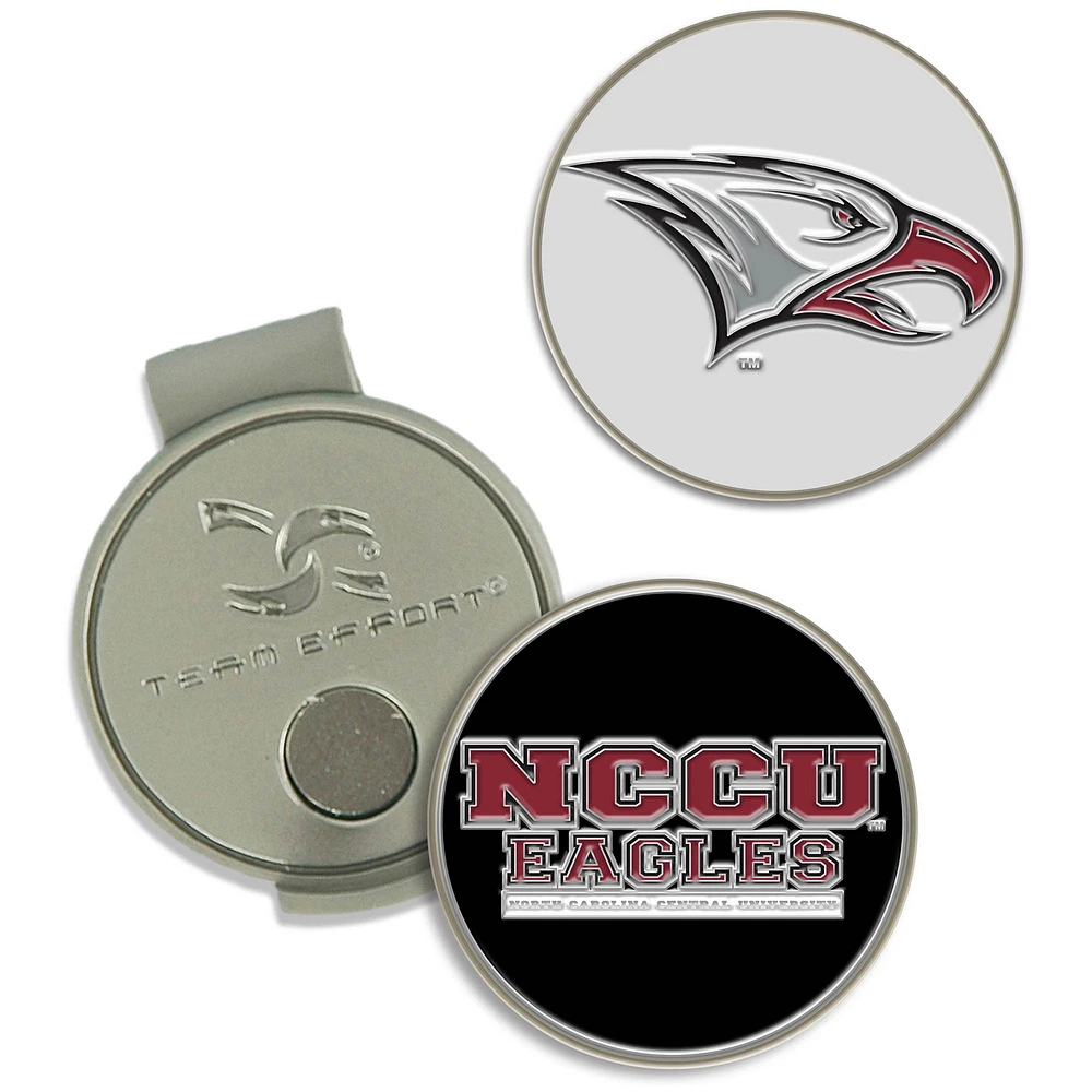 WinCraft North Carolina Central Eagles Hat Clip with Ball Markers Set