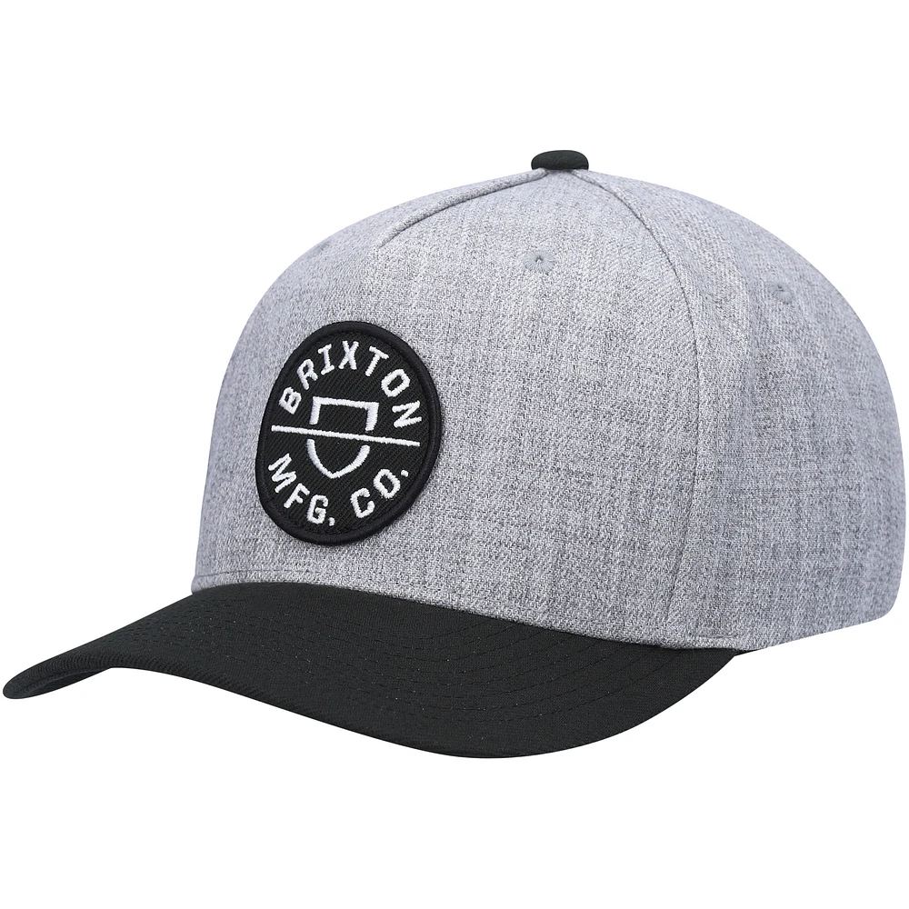 Men's Heather Gray Crest C Adjustable Hat