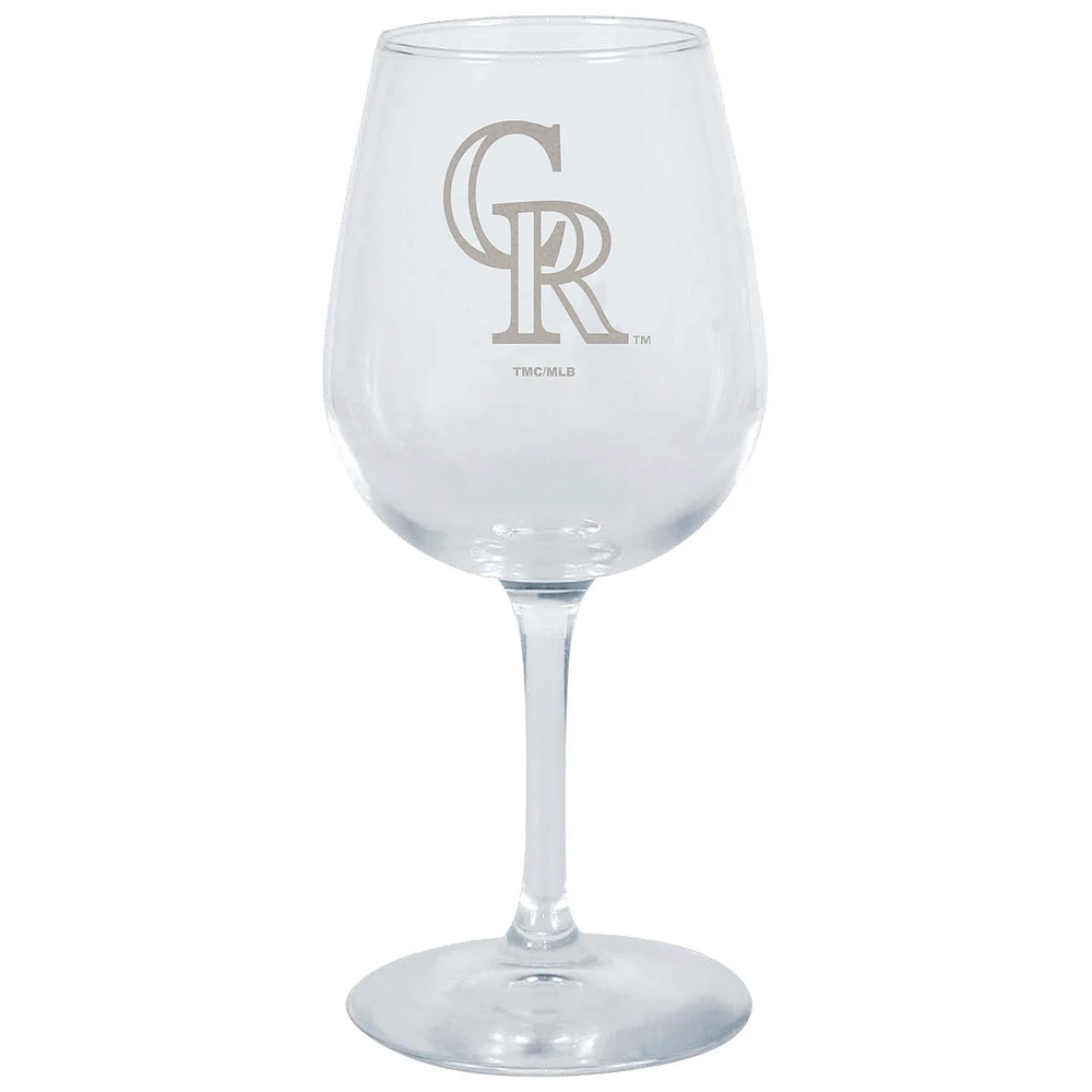 Colorado Rockies 12.75oz. Stemmed Wine Glass
