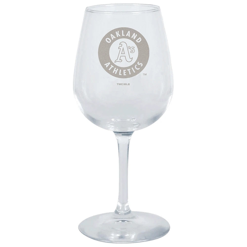 Oakland Athletics 12.75oz. Stemmed Wine Glass