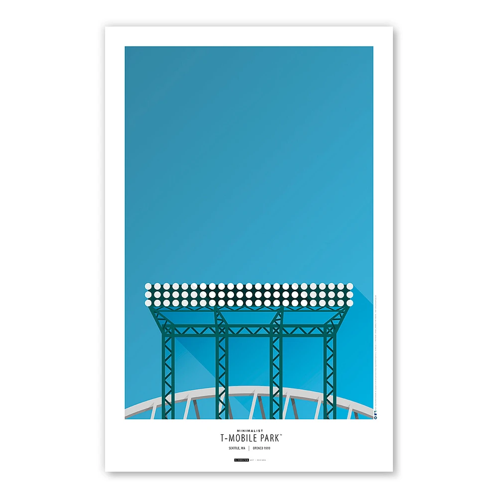 Seattle Mariners 11'' x 17'' Stadium Art Poster