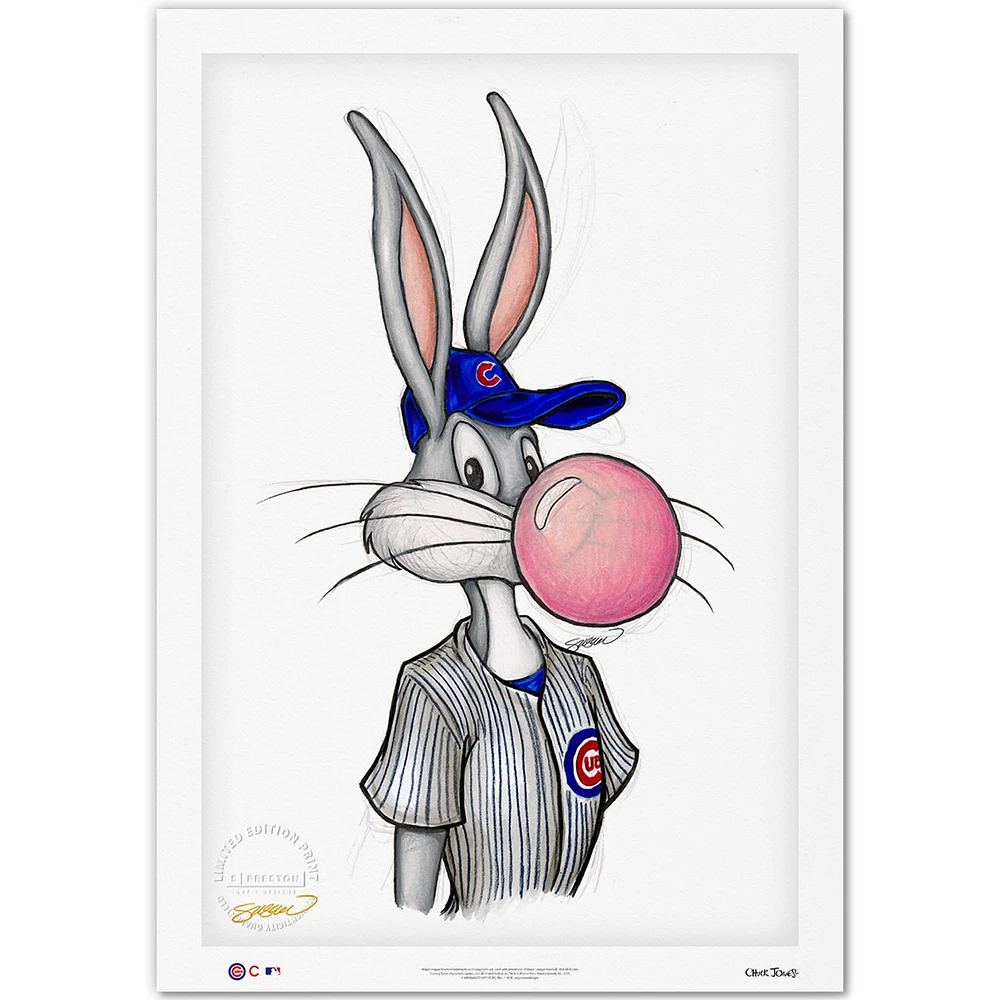 Chicago Cubs 14'' x 20'' Bugs Bunny Limited Edition Print