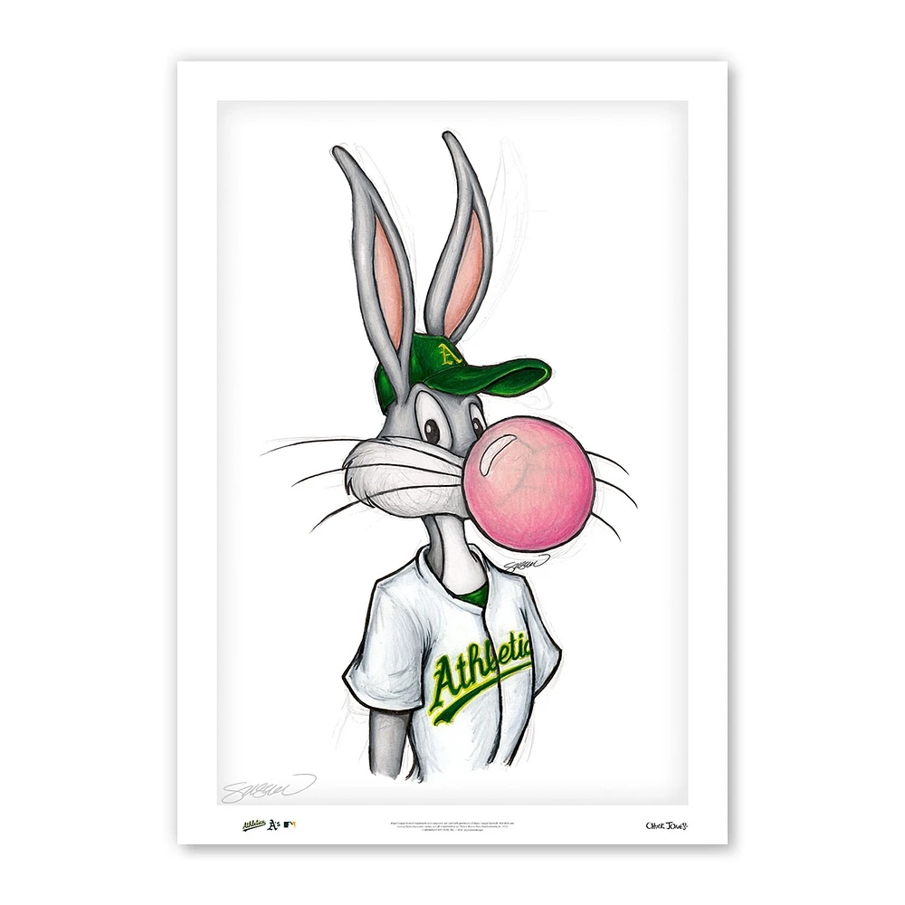 Athletics 14'' x 20'' Bugs Bunny Limited Edition Print