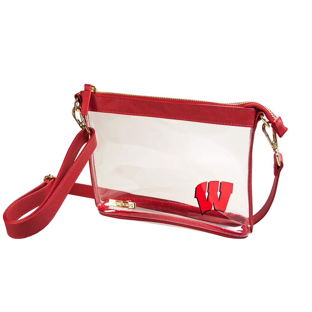 Women's Red Wisconsin Badgers Small Crossbody Bag