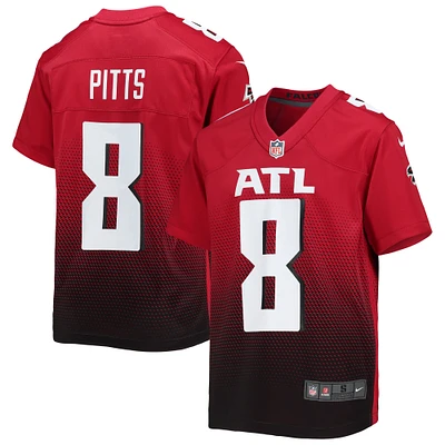 Youth Nike Kyle Pitts Sr. Red Atlanta Falcons Game Jersey