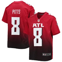 Youth Nike Kyle Pitts Sr. Red Atlanta Falcons Game Jersey