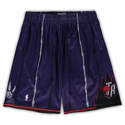 Men's Mitchell & Ness Toronto Raptors Big Tall Hardwood Classics Team Swingman Shorts