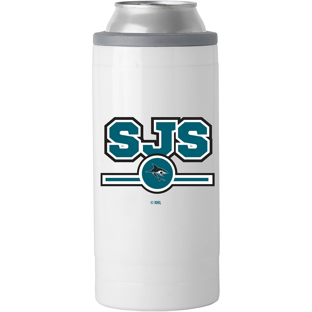 San Jose Sharks 12oz. Letterman Slim Can Cooler