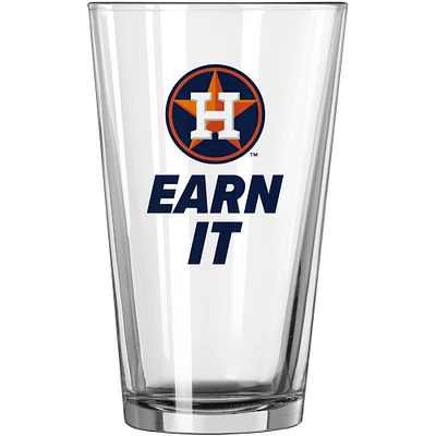 Houston Astros 16oz. Team Slogan Pint Glass