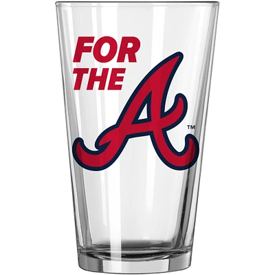 Atlanta Braves 16oz. Team Slogan Pint Glass