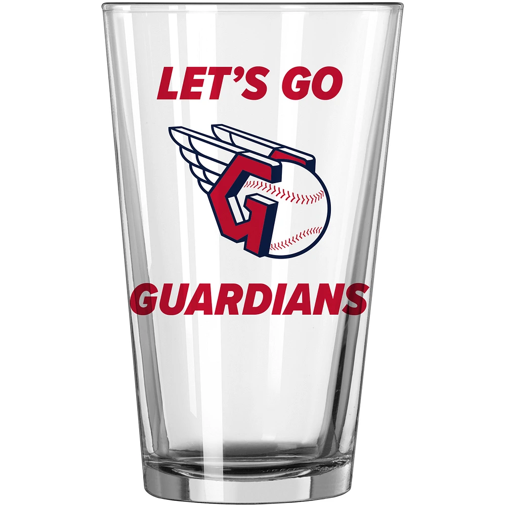 Cleveland Guardians 16oz. Team Slogan Pint Glass
