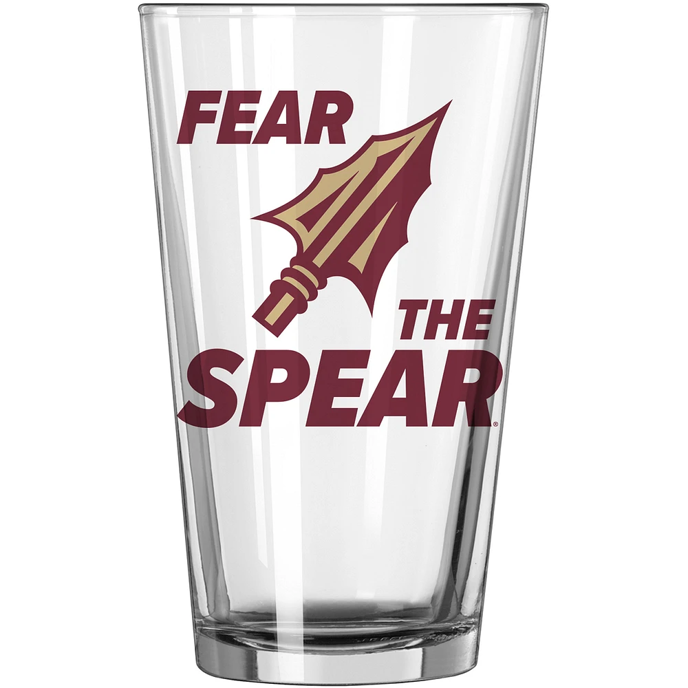 Florida State Seminoles 16oz. Team Slogan Pint Glass
