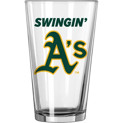 Athletics 16oz. Team Slogan Pint Glass