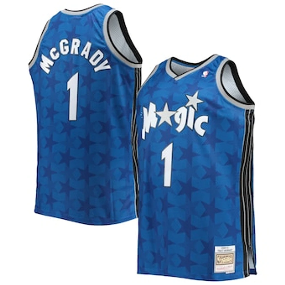 Men's Mitchell & Ness Tracy McGrady Blue Orlando Magic Big Tall 2000/01 Hardwood Classics Swingman Jersey