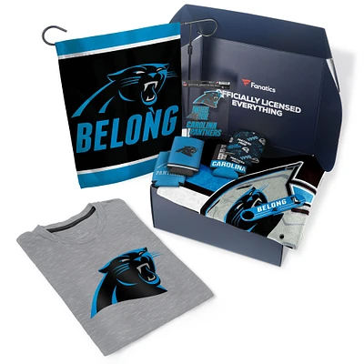 Carolina Panthers Fanatics Pack Tailgate Game Day Essentials T-Shirt Gift Box - $107+ Value