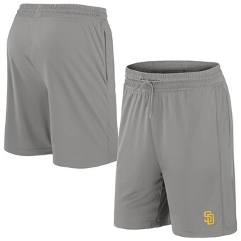 Men's Fanatics Gray San Diego Padres Iconic Break It Loose Shorts