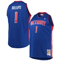 Men's Mitchell & Ness Chauncey Billups Blue Detroit Pistons 2003/04 Big Tall Hardwood Classics Swingman Jersey