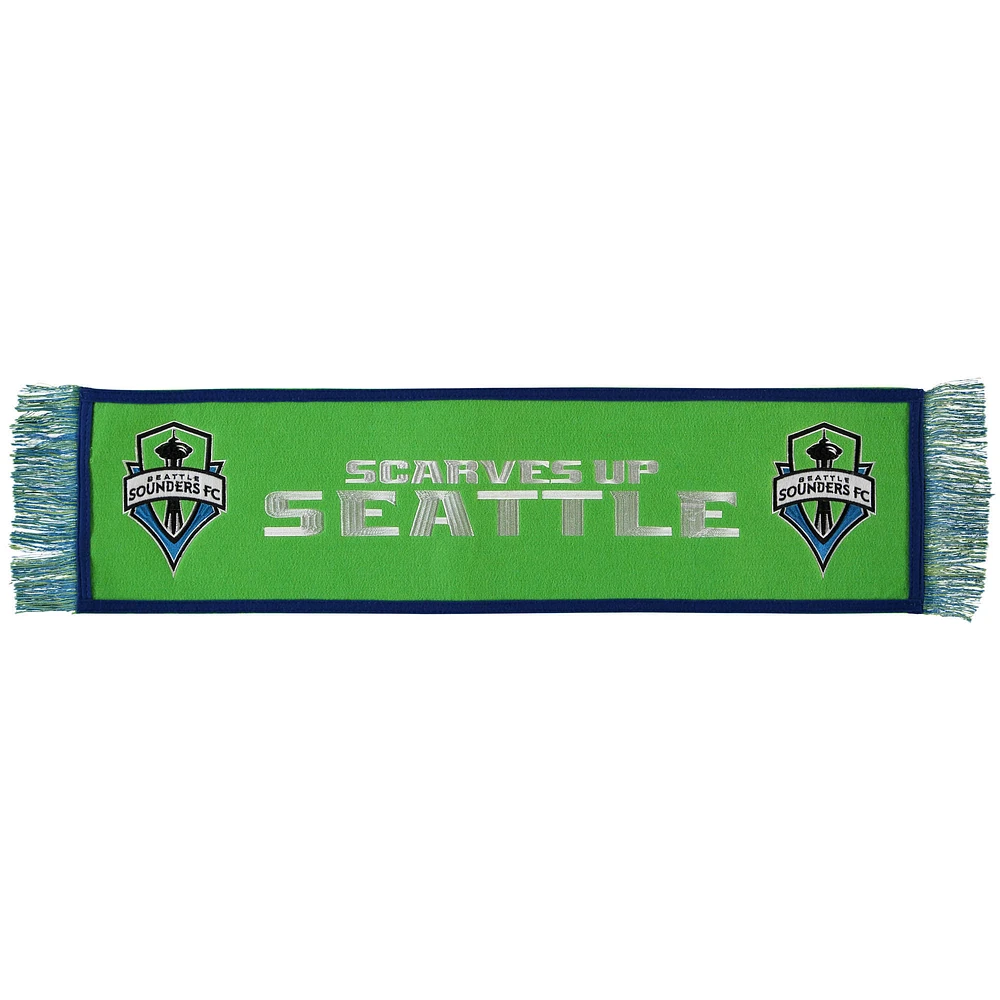 Seattle Sounders FC 30.5'' x 8'' Heritage Scarf Banner