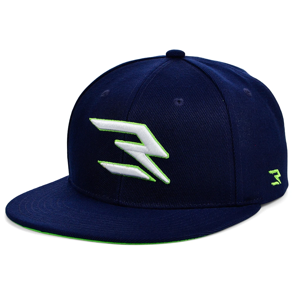 Men's Navy 3BRAND by Russell Wilson Fashion Snapback Adjustable Hat