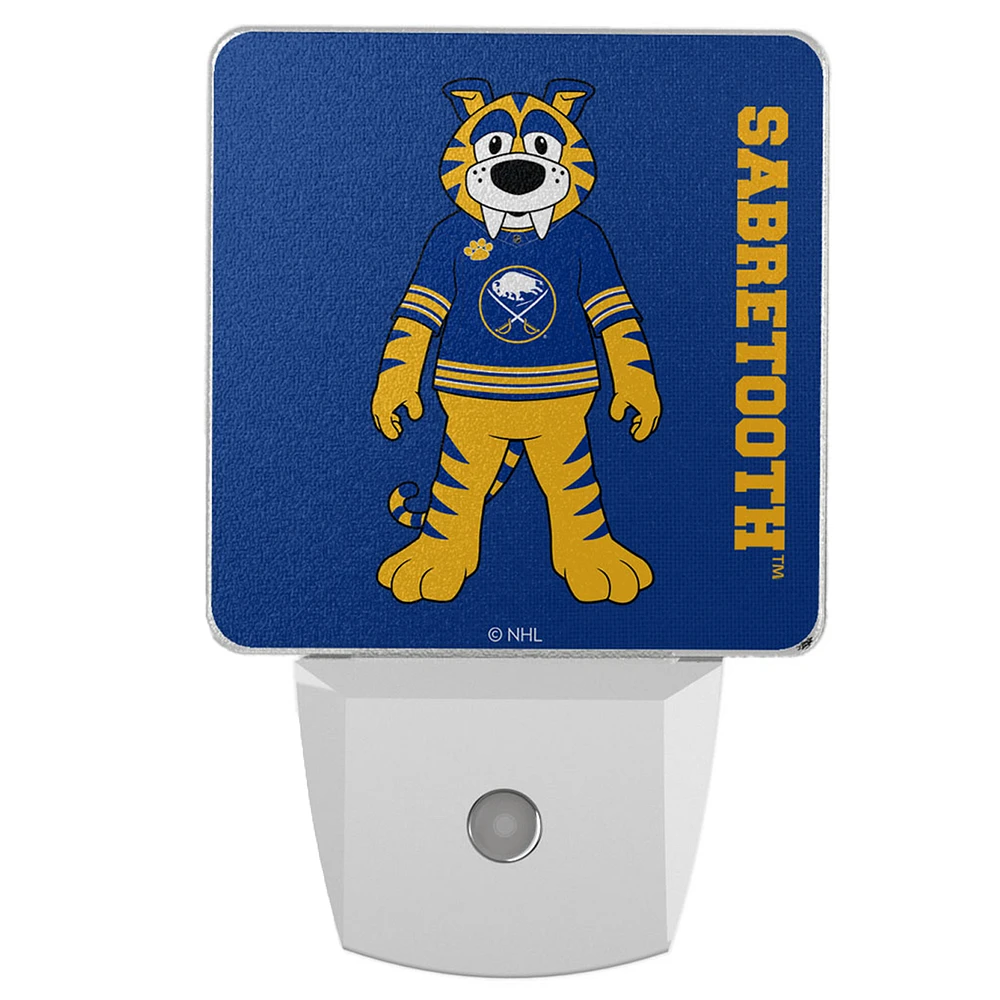 Buffalo Sabres 2-Pack Solid Design Mascot Nightlight Set
