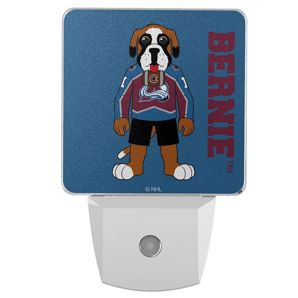 Colorado Avalanche 2-Pack Solid Design Mascot Nightlight Set