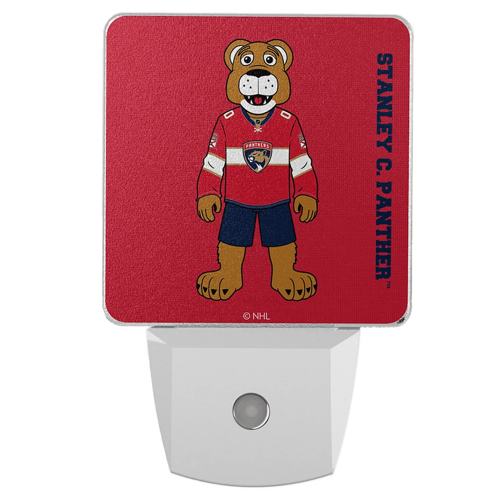 Florida Panthers 2-Pack Solid Design Mascot Nightlight Set