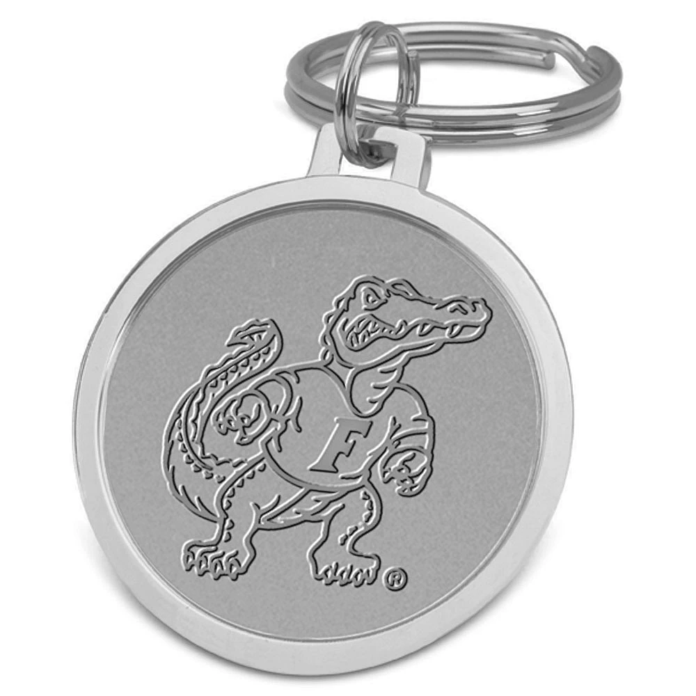 Silver Florida Gators Splitwire Key Ring