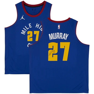 Jamal Murray Denver Nuggets Autographed Jordan Branded 2021 Blue Statement Swingman Jersey