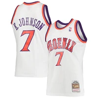 Men's Mitchell & Ness Kevin Johnson White Phoenix Suns 1988/89 Hardwood Classics Swingman Jersey