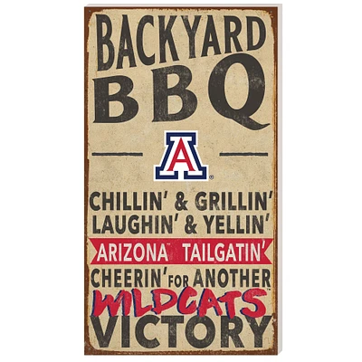 Arizona Wildcats 11'' x 20'' Indoor/Outdoor BBQ Sign