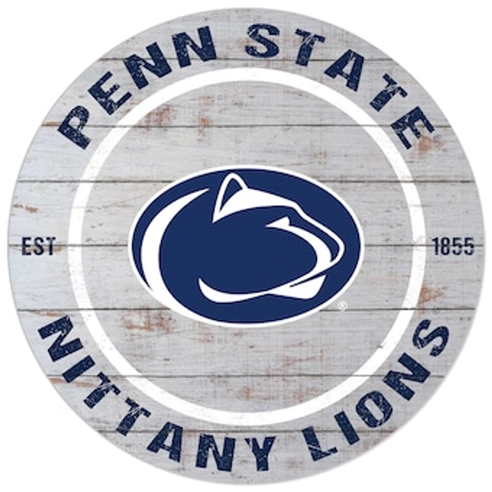 Penn State Nittany Lions 20'' x 20'' Indoor/Outdoor Weathered Circle Sign