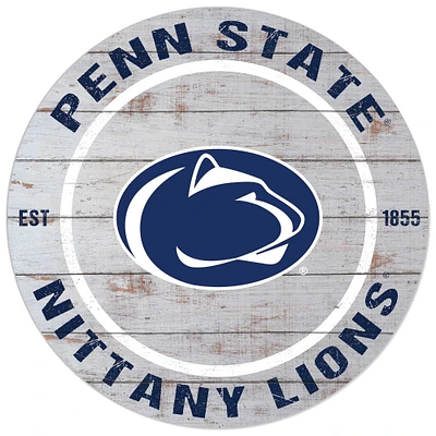 Penn State Nittany Lions 20'' x 20'' Indoor/Outdoor Weathered Circle Sign