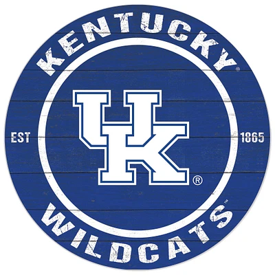 Kentucky Wildcats 20'' x 20'' Indoor/Outdoor Circle Sign
