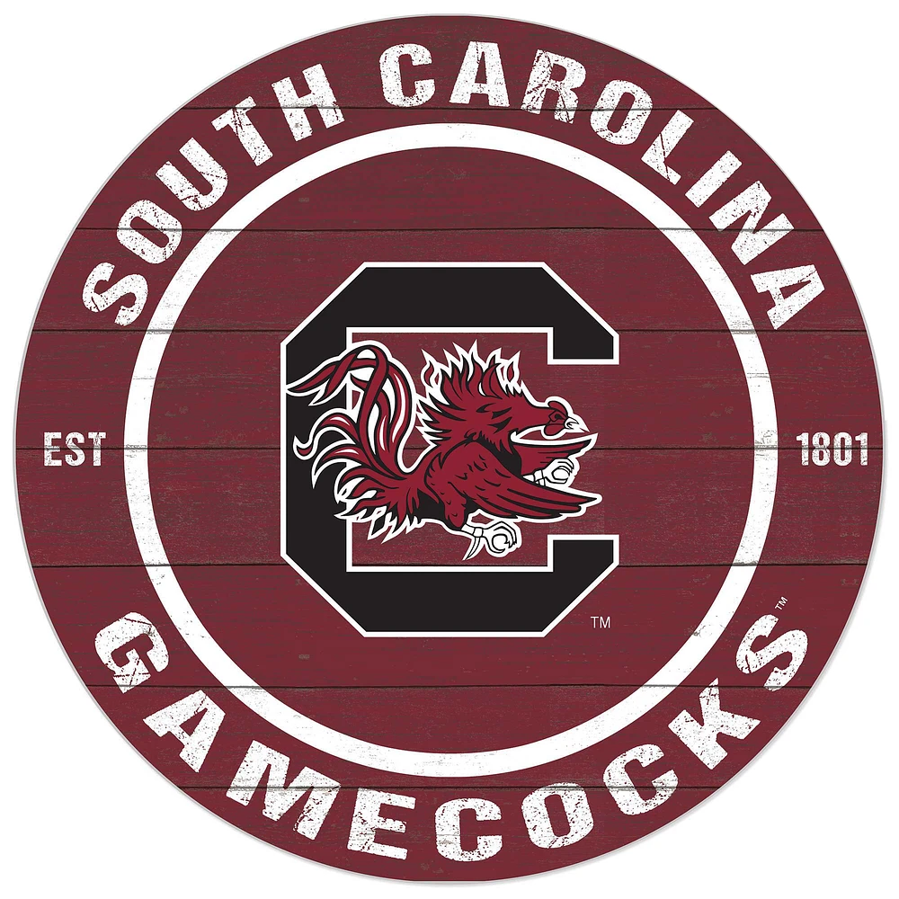 South Carolina Gamecocks 20'' x 20'' Indoor/Outdoor Circle Sign