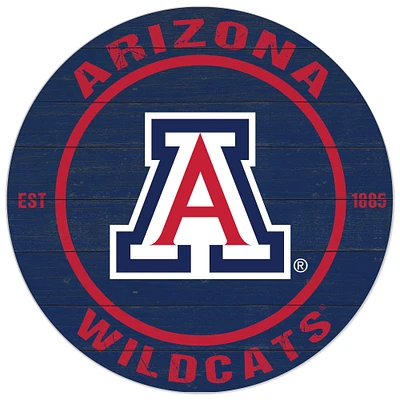 Arizona Wildcats 20'' x 20'' Indoor/Outdoor Circle Sign