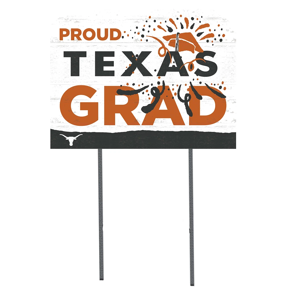 Texas Longhorns 18'' x 24'' Proud Grad Yard Sign