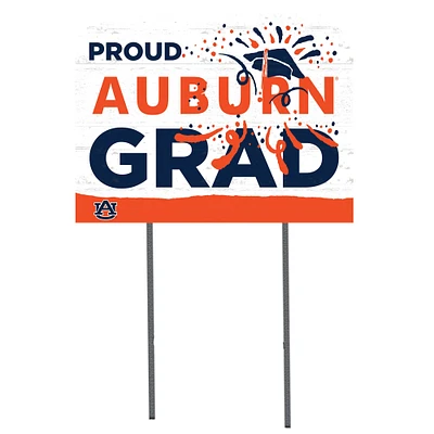 Auburn Tigers 18'' x 24'' Proud Grad Yard Sign