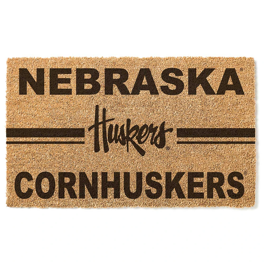 Nebraska Huskers 18" x 30" Team Logo Doormat